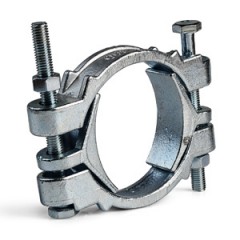 Хомуты чугунные двухболтовые Хомуты чугунные двухболтовые